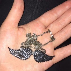 angel wing necklace
